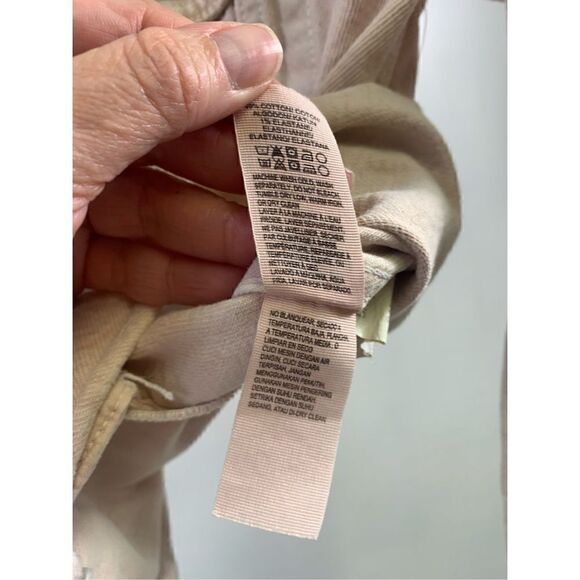 Lucky Brand Peach Distressed Denim Jacket Size S - Picture 8 of 10